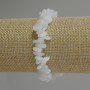 Moonstone Chip Bracelet, diameter 8-14x3-5mm+/-, length 18cm+/- stretch
