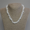 Necklace Moonstone chip beads, diameter 8-14x3-5mm+-, length 45cm+- with clasp