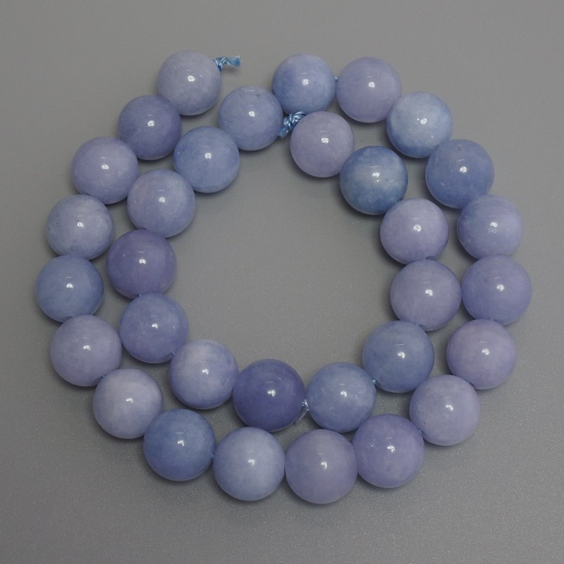 Aquamarine Smooth Round Beads, diameter 12mm+/-, length 38cm+/- on a strand