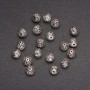 Findings Bead Insert, diameter 7mm, inner diameter 1.4mm, pack 20g, (+-)20pcs