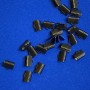 Cord end caps 10x7mm, pack of 80pcs (+/-) 24g