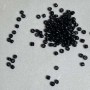 Black Plastic Rondelle Bead Finding 4x3mm+/-, pack 70g+