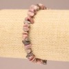 Rhodonite Chip Stretch Bracelet, diameter 6-8mm+