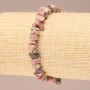 Rhodonite Chip Stretch Bracelet, diameter 6-8mm+