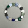 Assorted Heart Bracelet, diameter 12mm+/-, length 18mm+/- stretch