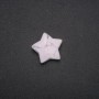 Cacholong Star Souvenir Stone, 28x28x10(+/-)mm