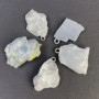 Pendant Aquamarine unpolished 21-28x11-20mm+