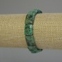 African Turquoise Bracelet, Rectangle, diameter 16x12mm+-, length 18cm+- stretch