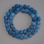 Apatite Natural Stone Beads, Faceted Cube, Diameter 9x9mm+/-, Length 37cm+/- on a Thread
