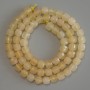 Beads Citrine Faceted Cube 5x5mm+- on Thread, Length 37cm+