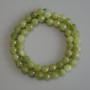 Chrysolite Olivine Natural Stone Beads, Faceted Ball, Diameter 8mm+/-, Length 37cm+