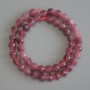 Tourmaline Beads, Faceted Round 8mm+/-, on Thread, Length 38cm+