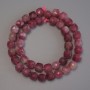Tourmaline Beads Faceted Cube 9x9mm+/- on a Thread, Length 36cm+