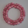 Tourmaline Beads Faceted Cube 9x9mm+/- on a Thread, Length 37cm+