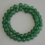 Chrysoprase Beads Faceted Ball, diameter 8mm+-, length 37cm+- on a thread