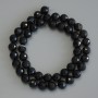Agate Faceted Round Beads, diameter 8mm+/-, length 37cm+/- on a strand