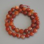 Agate Beads, Faceted Round, Diameter 10mm+/-, Length 37cm+/- on a Strand