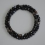 Agate Beads, Faceted Cube, Diameter 5x5mm+/-, Length 37cm+/- on a Strand