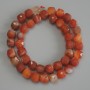 Agate Faceted Cube Beads, diameter 9x9mm+/-, length 37cm+/- on a strand