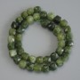 Jadeite Faceted Cube Beads, diameter 8.5x8.5mm+-, length 37cm+- on a strand