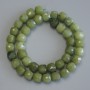 Jadeite Beads, Faceted Cube, Diameter 9x9mm+/-, Length 37cm+/- on a Strand