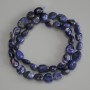 Sodalite Tumbled Beads, diameter 9-12x9mm+/-, length 40cm+/- on a strand