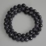 Iolite Beads, Faceted Round 8mm+/-, on a Thread, Length 37cm+