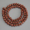 Synthetic Aventurine Golden Sand Beads, Faceted Round 6mm+/- on Thread, Length 39cm+