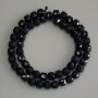 Tourmaline Faceted Cube Beads 7x7mm+/- on Thread, Length 38cm+