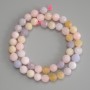 Morganite Beads, Faceted Round, 8mm+/- Diameter, Length 37cm+