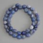 Aventurine Tumbled Beads, Diameter 9-14x9mm+/-, Length 40cm+