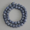 Sponge Coral Beads, Faceted Cube, Diameter 9x9mm+/-, Length 37cm+