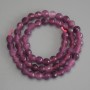 Tourmaline Beads, Faceted Ball 6mm+/- on a String, Length 37cm+
