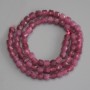 Tourmaline Beads Faceted Cube 5x5mm+/-, on a strand, length 36cm+
