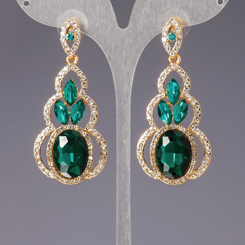 Crystal "Chandelier" Earrings "Linda"