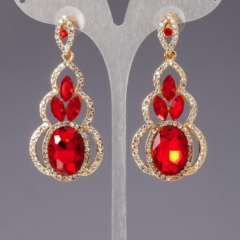 Crystal "Chandelier" Earrings "Linda"