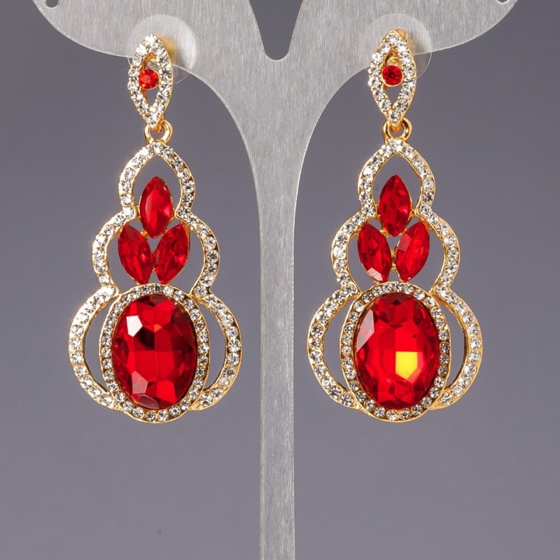 Crystal "Chandelier" Earrings "Linda"