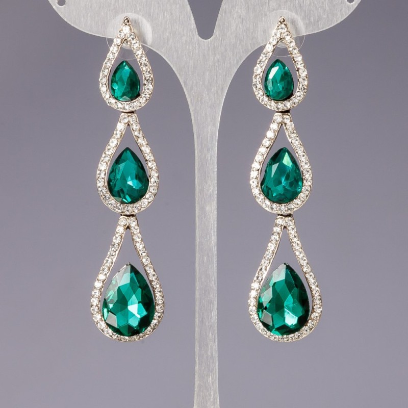 Crystal "Chandelier" Earrings "Raindrops"