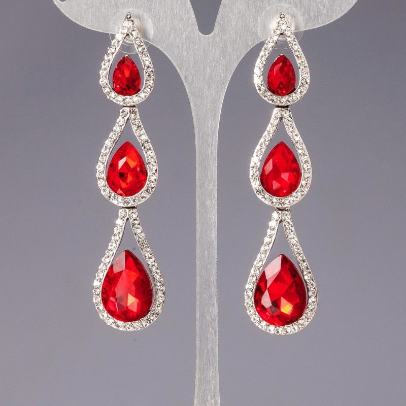 Crystal "Chandelier" Earrings "Raindrops"