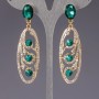 Crystal "Chandelier" Earrings "Slovianka"
