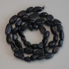Shungite Tumbled Beads, diameter 7-10x8mm+/-, length 40cm+/- on a thread