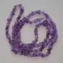 Amethyst Chip Beads, diameter 7-9x3mm+-, length 78cm+- on fishing line