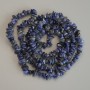 Sodalite Chip Beads, diameter 8-10x2-4mm+-, length 80cm+- on fishing line