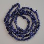Sodalite Chip Beads, diameter 4-8x3mm+-, length 80cm+- on fishing line