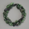 Zoisite Raw Stone Beads, diameter 12x10mm+/-, length 40cm+/- on a strand