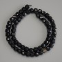 Tourmaline Faceted Cube Beads, Diameter 6.5x6.5mm+/-, Length 39cm+/- on a Thread