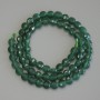 Chrysoprase Beads, Faceted Coin, Diameter 6mm+-, Length 39cm+- on a Thread