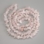 Rose Quartz Chip Beads, diameter 6-9x3-6mm+-, length 78cm+- on a thread