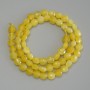 Citrine Faceted Coin Beads, diameter 6mm+-, length 39cm+- on a thread
