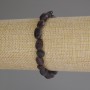 Garnet Tumbled Bead Bracelet, diameter 7-10x8mm+/-, length 18cm (stretch)